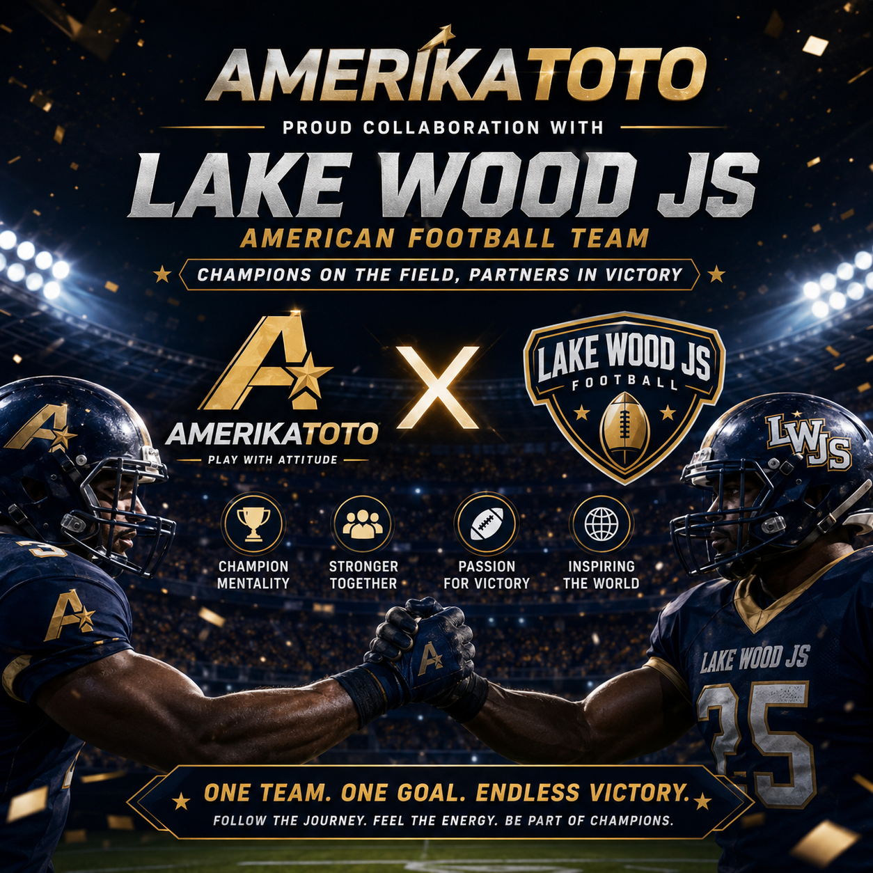 AMERIKATOTO: Lake Wood JS Tim Utama Penghantar Kemenangan Paling Banyak Supporter
